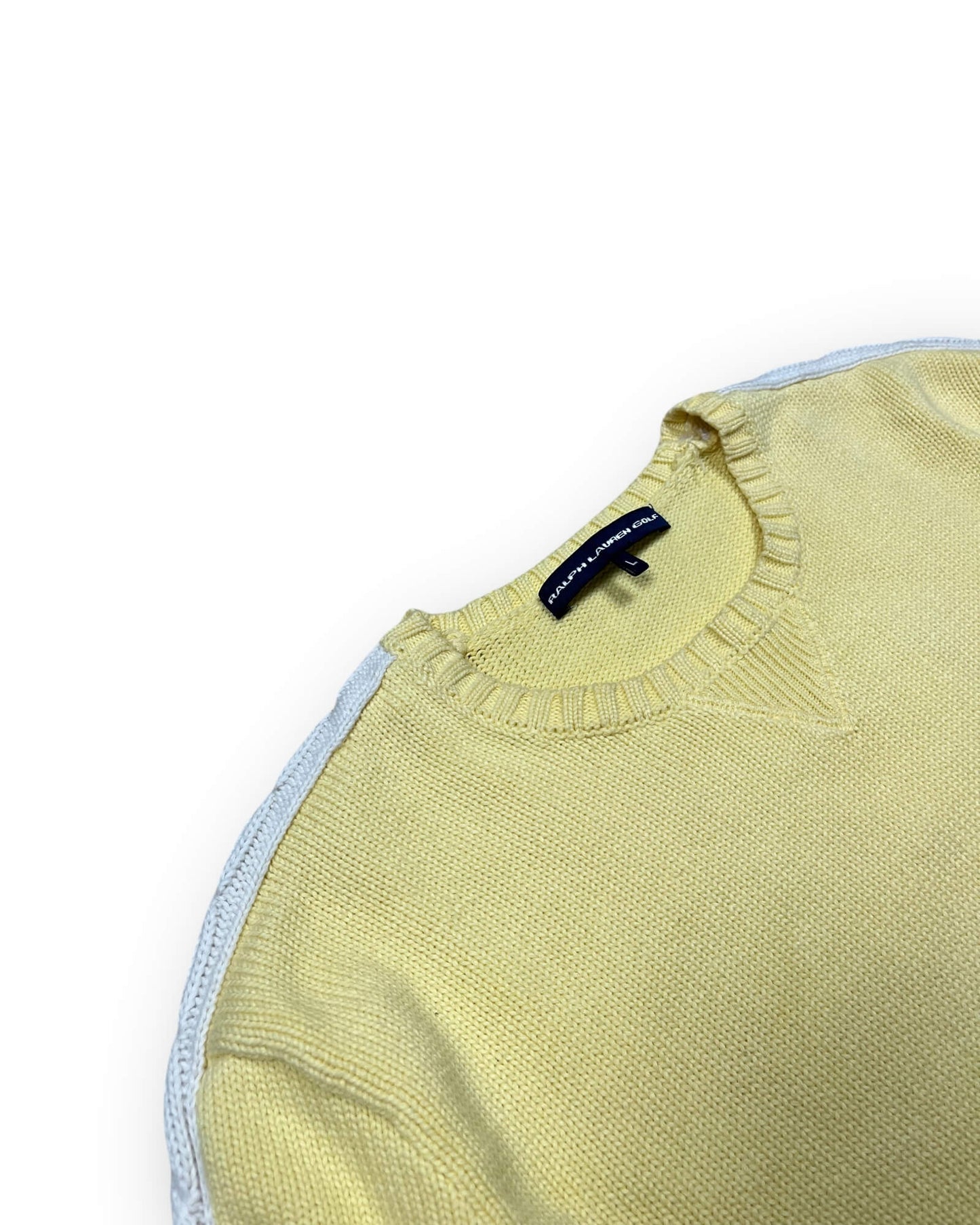 RALPH LAUREN ZOPFMUSTER SWEATER (M-L)