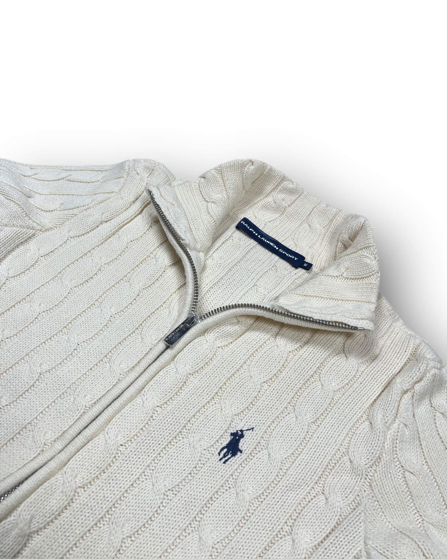 RALPH LAUREN ZOPFMUSTER SWEATER (S-M)
