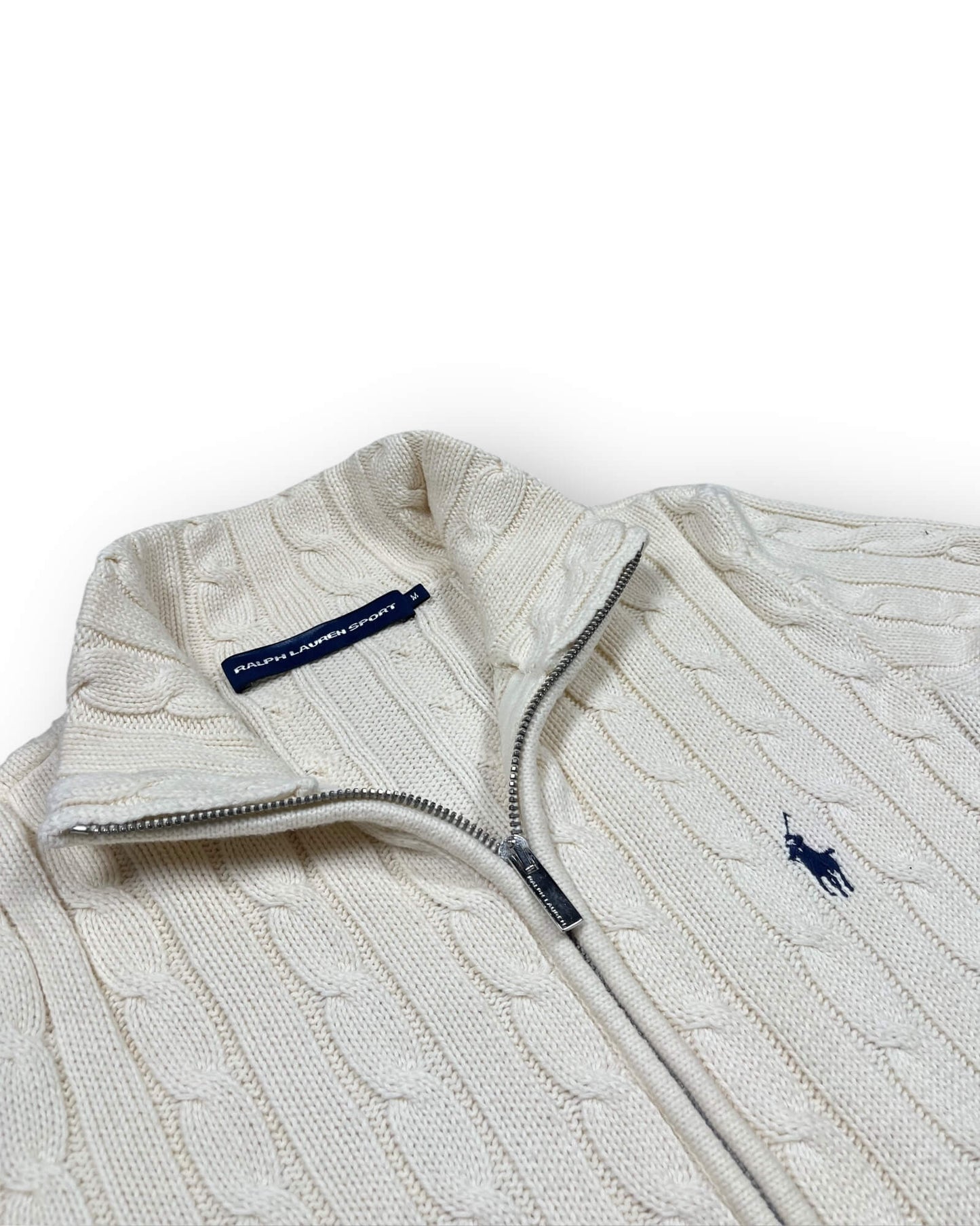 RALPH LAUREN ZOPFMUSTER SWEATER (S-M)