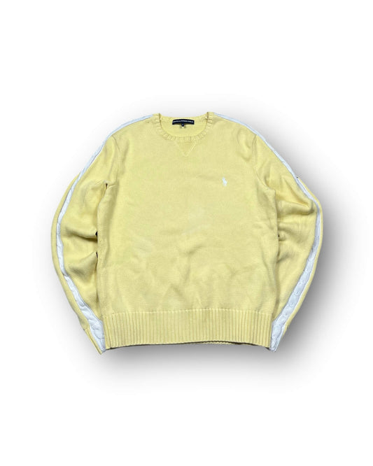 RALPH LAUREN ZOPFMUSTER SWEATER (M-L)