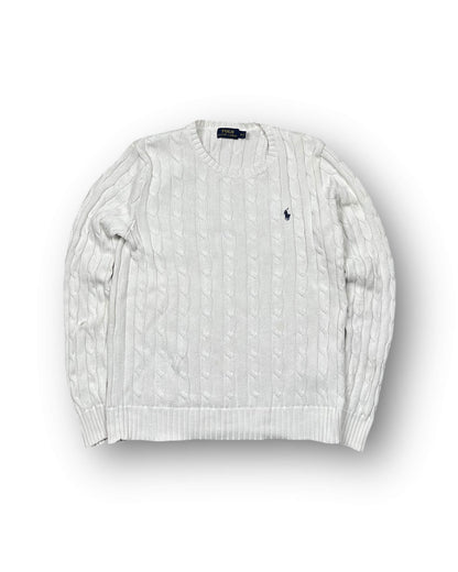 RALPH LAUREN ZOPFMUSTER SWEATER (M)