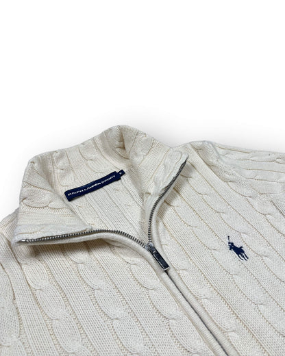 RALPH LAUREN ZOPFMUSTER SWEATER (S-M)